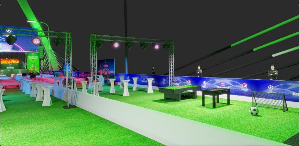UEFA Champions League 2022 Recap – LED Experience at Tanzanite Bridge